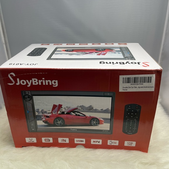 NWT SJOYBRING 7” HD Touchscreen Double Din Car Stereo TOUCHSCREEN - Picture 4 of 4